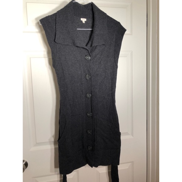 JCREW Sleeveless Wrap Around Sweater Cardigan - Picture 1 of 3